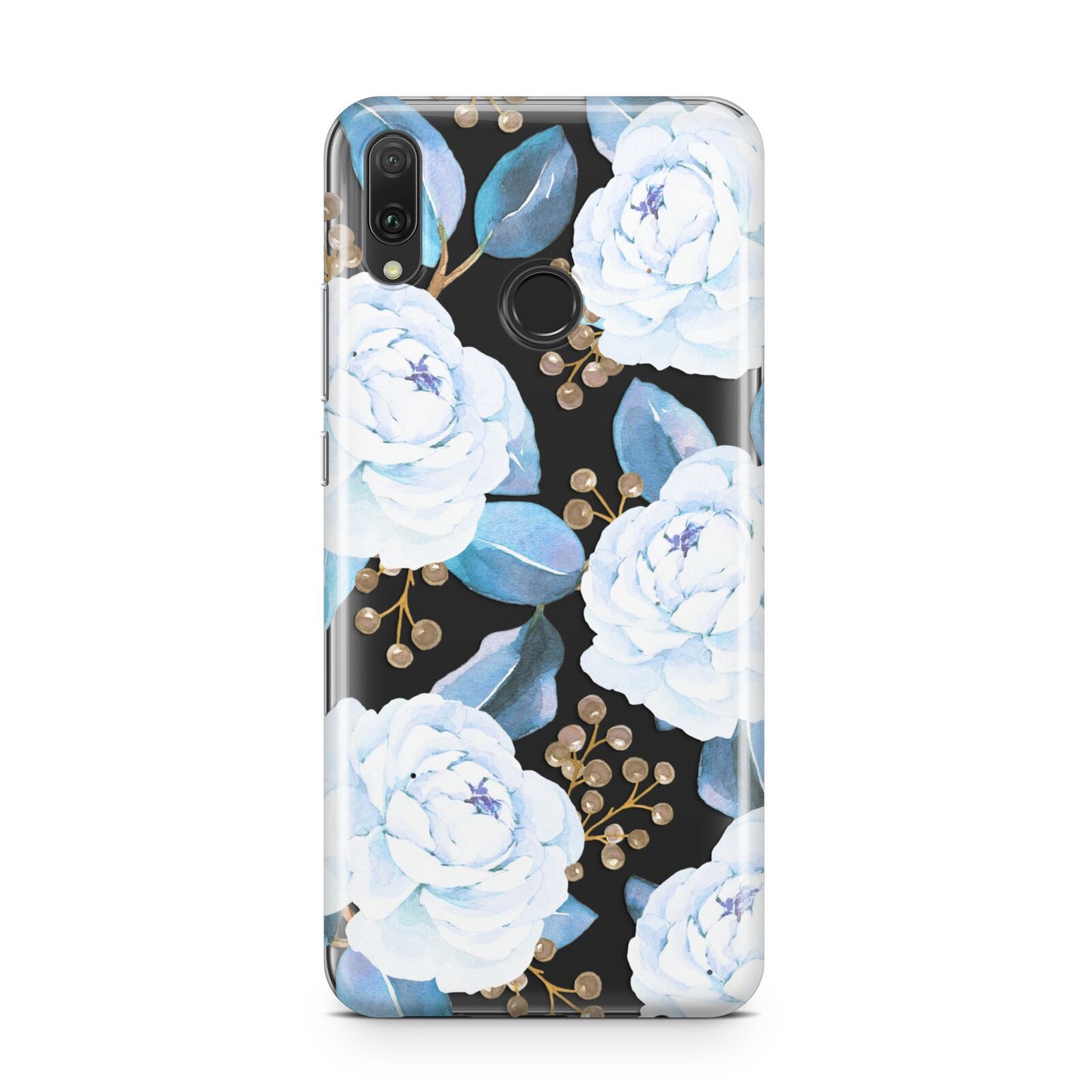 White Peonies Huawei Y9 2019