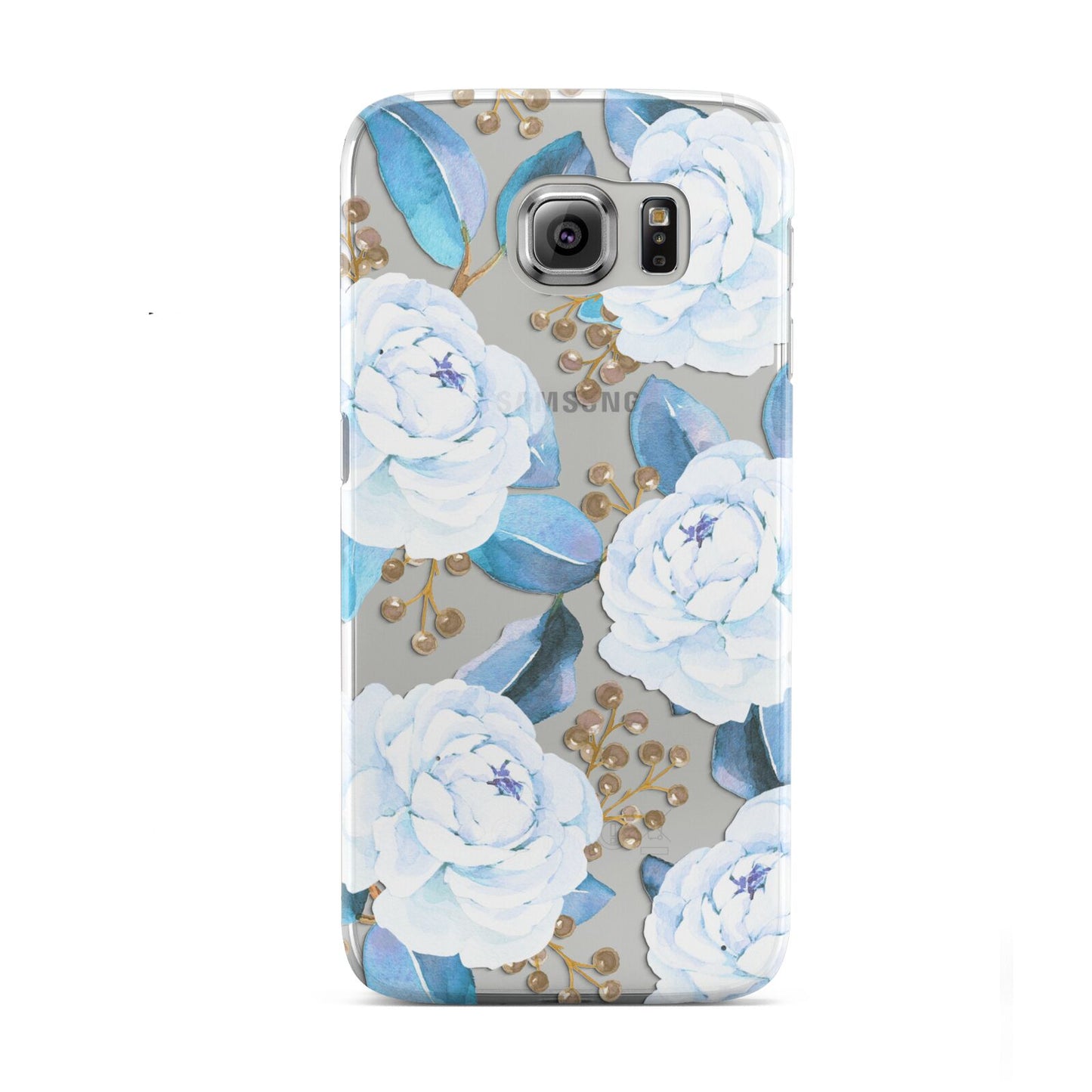 White Peonies Samsung Galaxy S6 Case