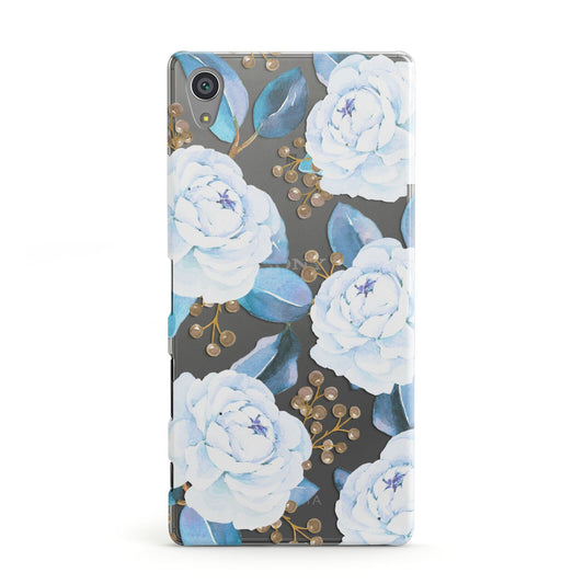 White Peonies Sony Xperia Case