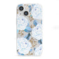 White Peonies iPhone 13 Mini Clear Bumper Case