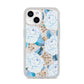 White Peonies iPhone 14 Glitter Tough Case Starlight