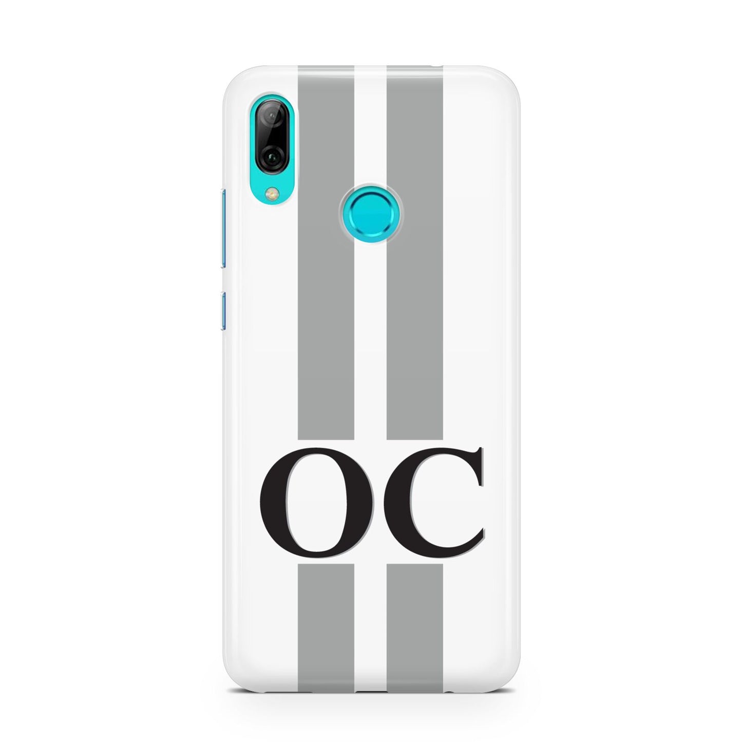 White Personalised Initials Huawei P Smart 2019 Case