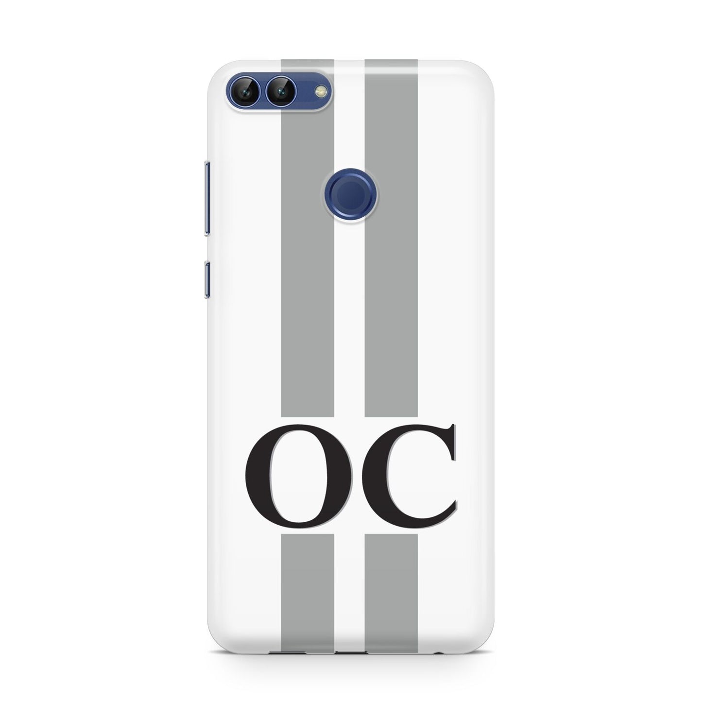 White Personalised Initials Huawei P Smart Case