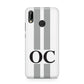 White Personalised Initials Huawei P20 Lite Phone Case