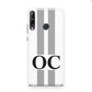White Personalised Initials Huawei P40 Lite E Phone Case