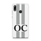 White Personalised Initials Huawei Y7 2019