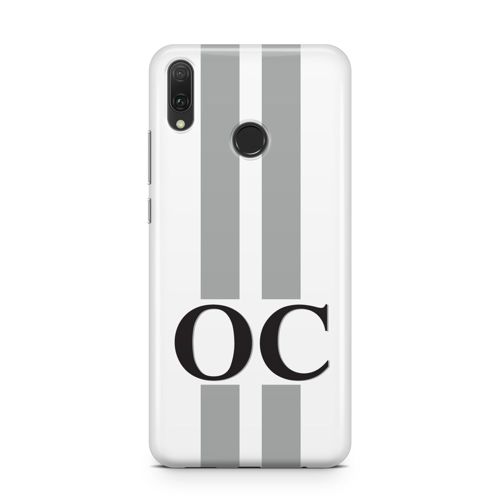 White Personalised Initials Huawei Y9 2019