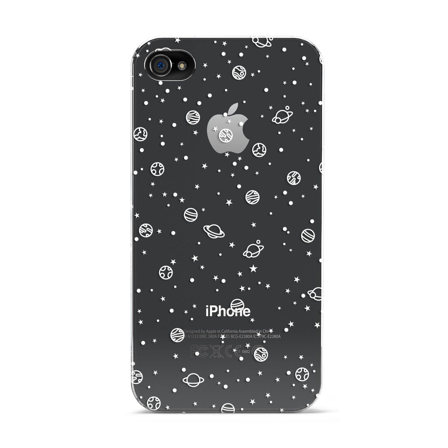 White Planets Apple iPhone 4s Case