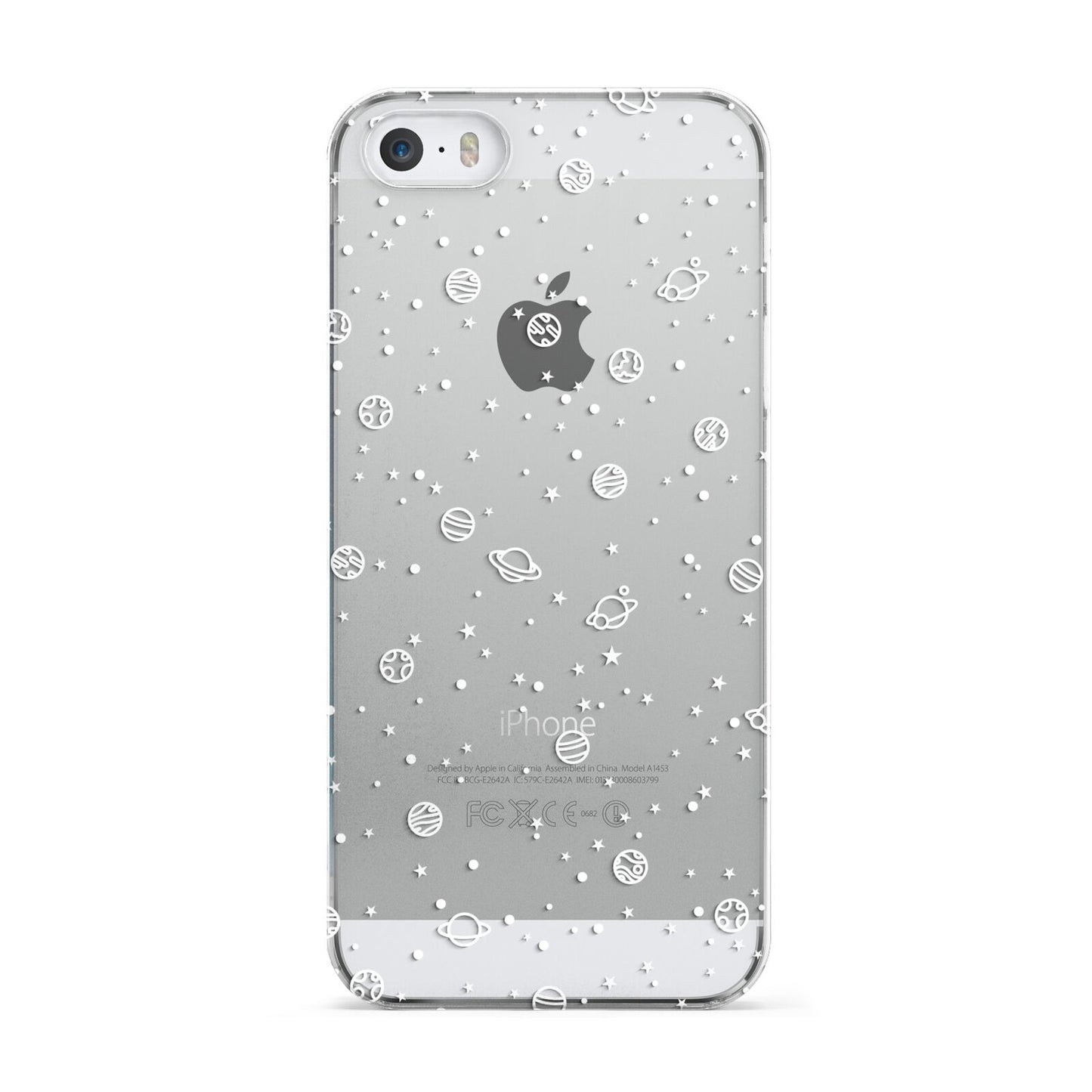 White Planets Apple iPhone 5 Case