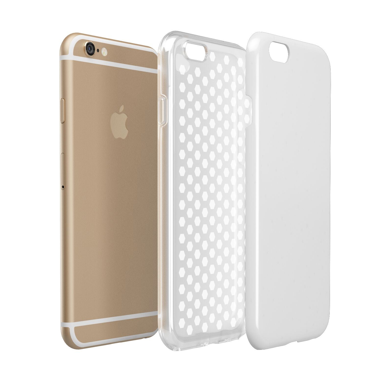 White Planets Apple iPhone 6 3D Tough Case Expanded view