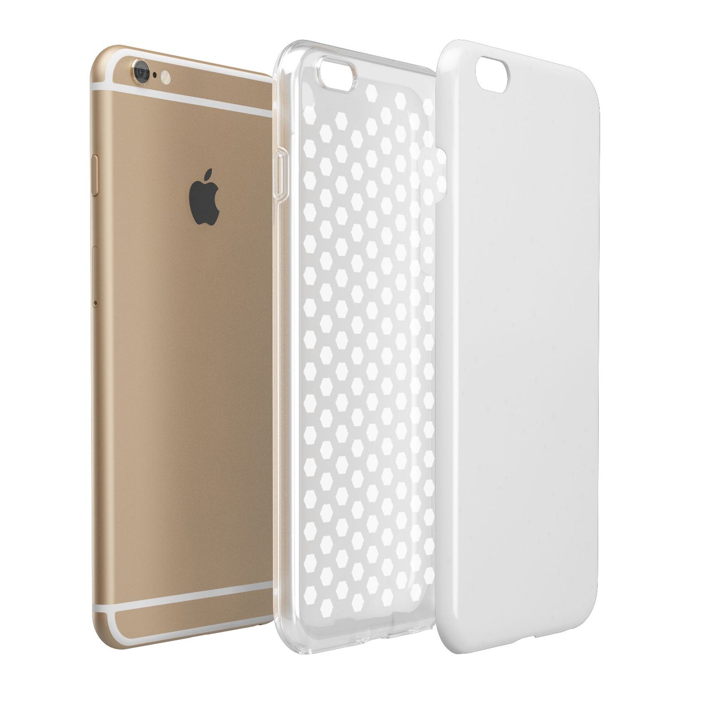 White Planets Apple iPhone 6 Plus 3D Tough Case Expand Detail Image