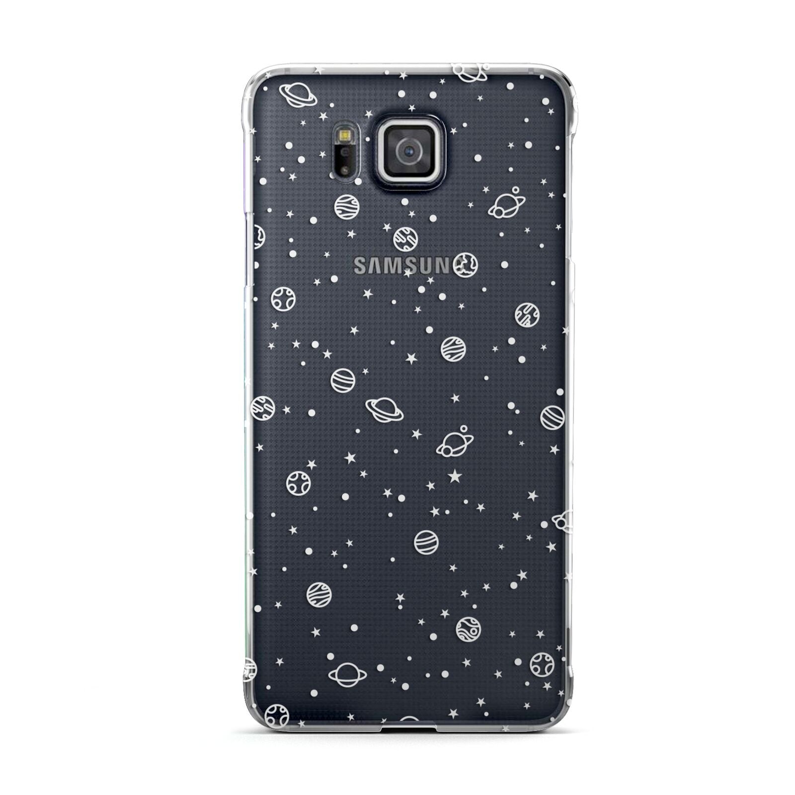 White Planets Samsung Galaxy Alpha Case