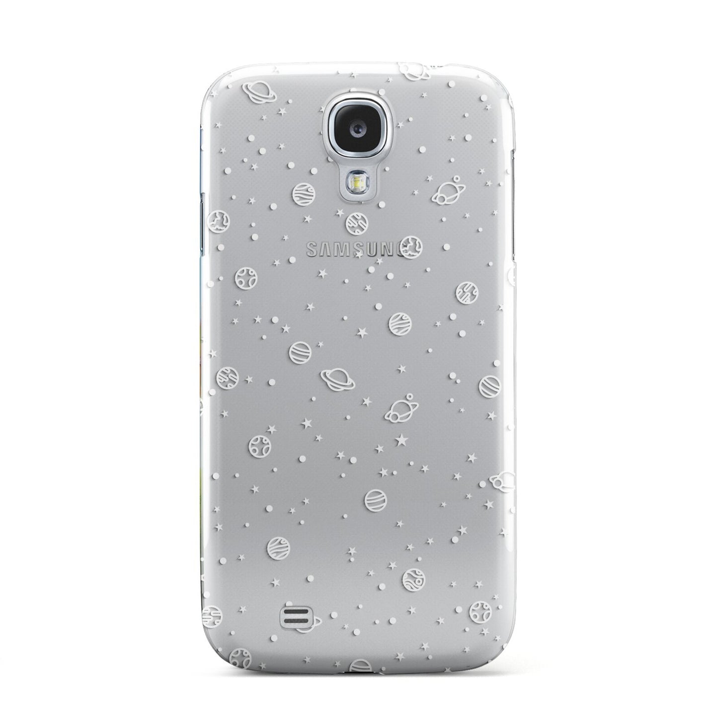 White Planets Samsung Galaxy S4 Case