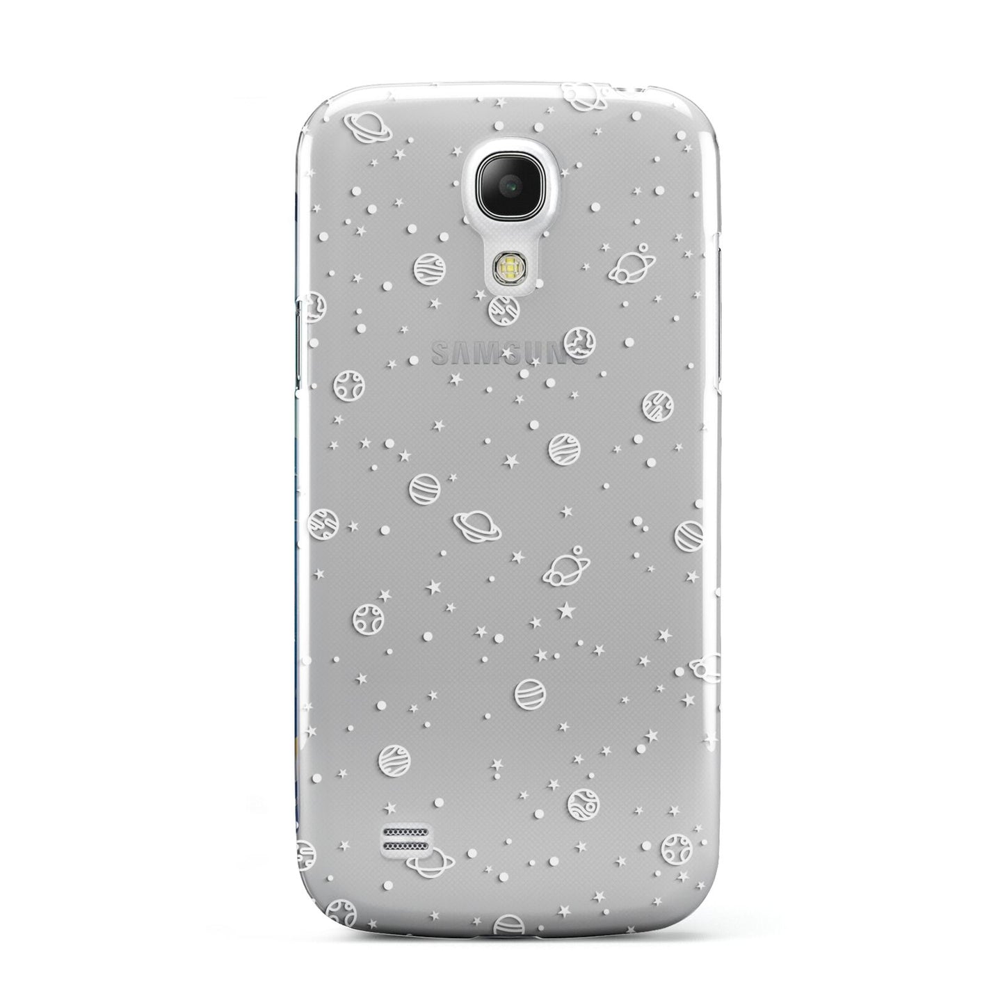 White Planets Samsung Galaxy S4 Mini Case