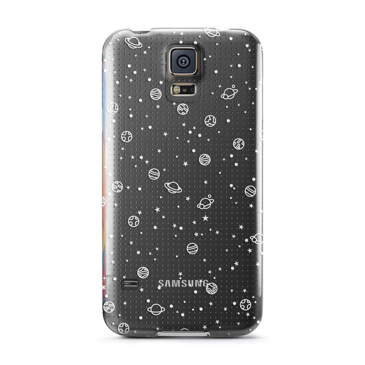 White Planets Samsung Galaxy S5 Case