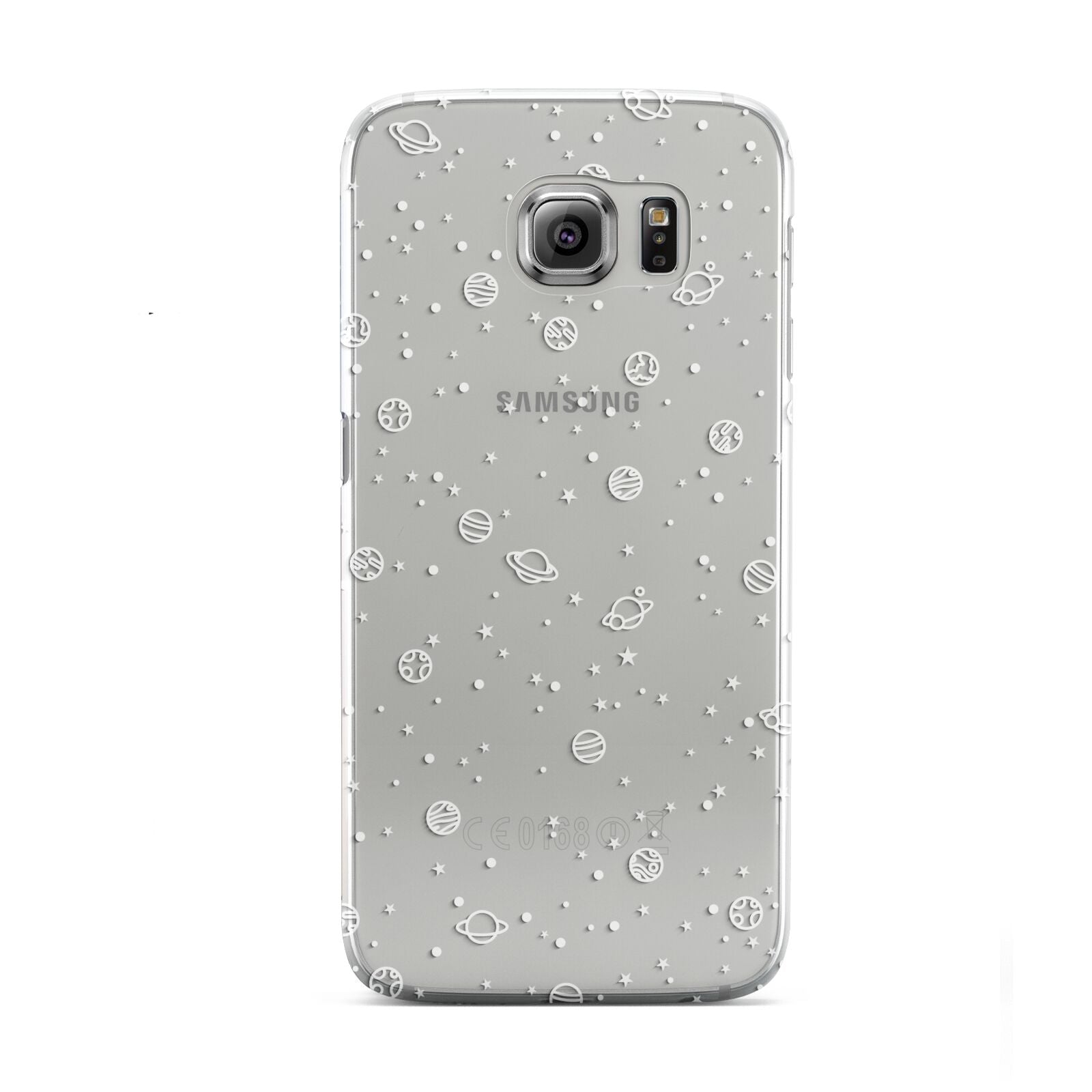 White Planets Samsung Galaxy S6 Case