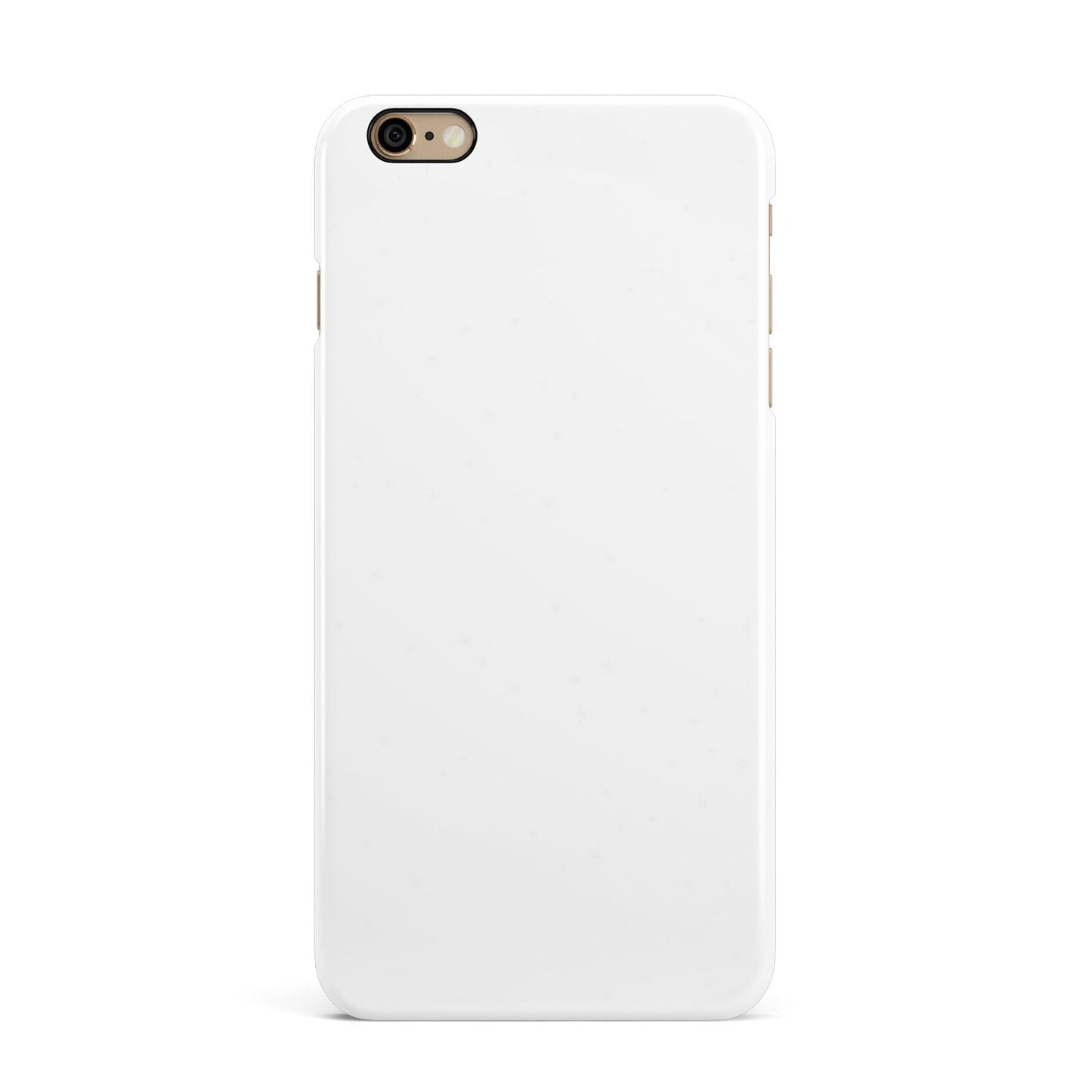 White Planets iPhone 6 Plus 3D Snap Case on Gold Phone