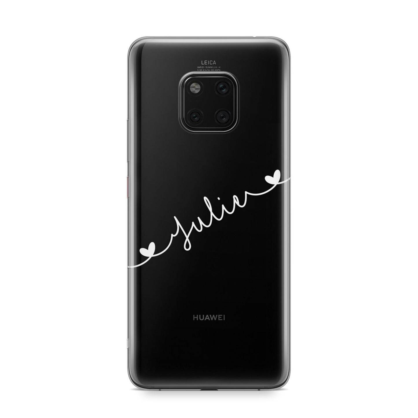 White Sloped Handwritten Name Huawei Mate 20 Pro Phone Case