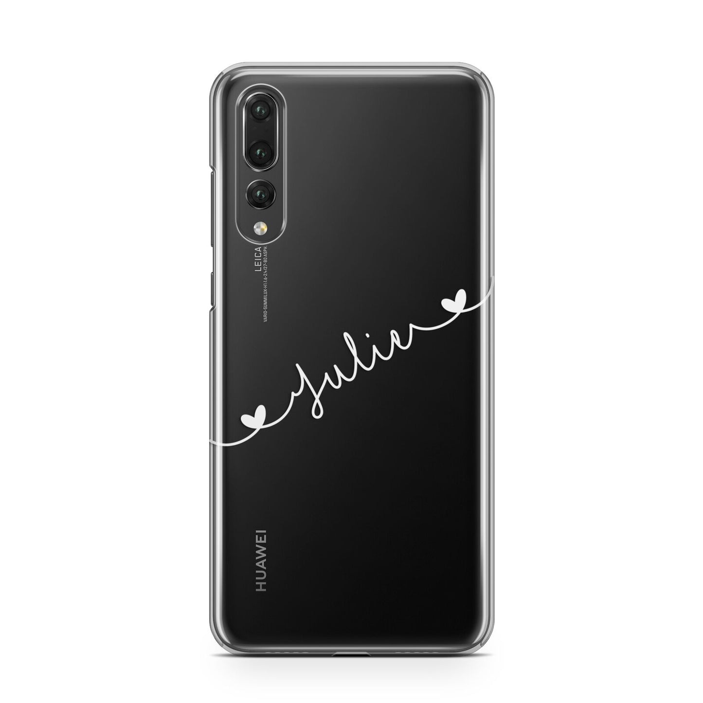 White Sloped Handwritten Name Huawei P20 Pro Phone Case