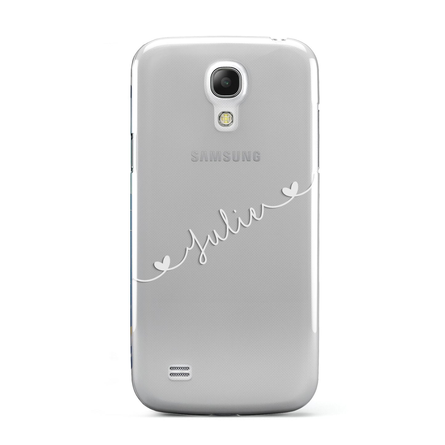 White Sloped Handwritten Name Samsung Galaxy S4 Mini Case