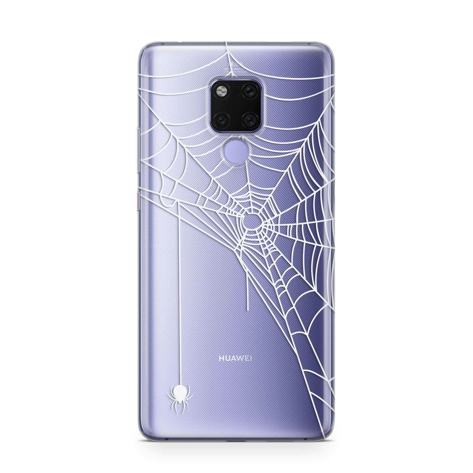 White Spiders Web with Transparent Background Huawei Mate 20X Phone Case