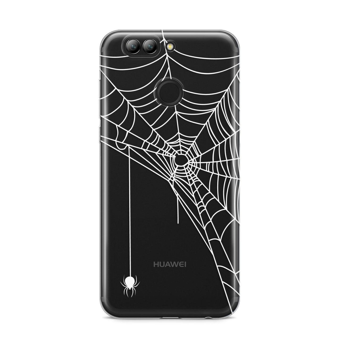 White Spiders Web with Transparent Background Huawei Nova 2s Phone Case