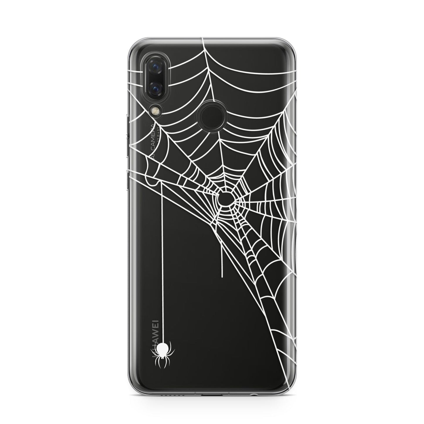 White Spiders Web with Transparent Background Huawei Nova 3 Phone Case