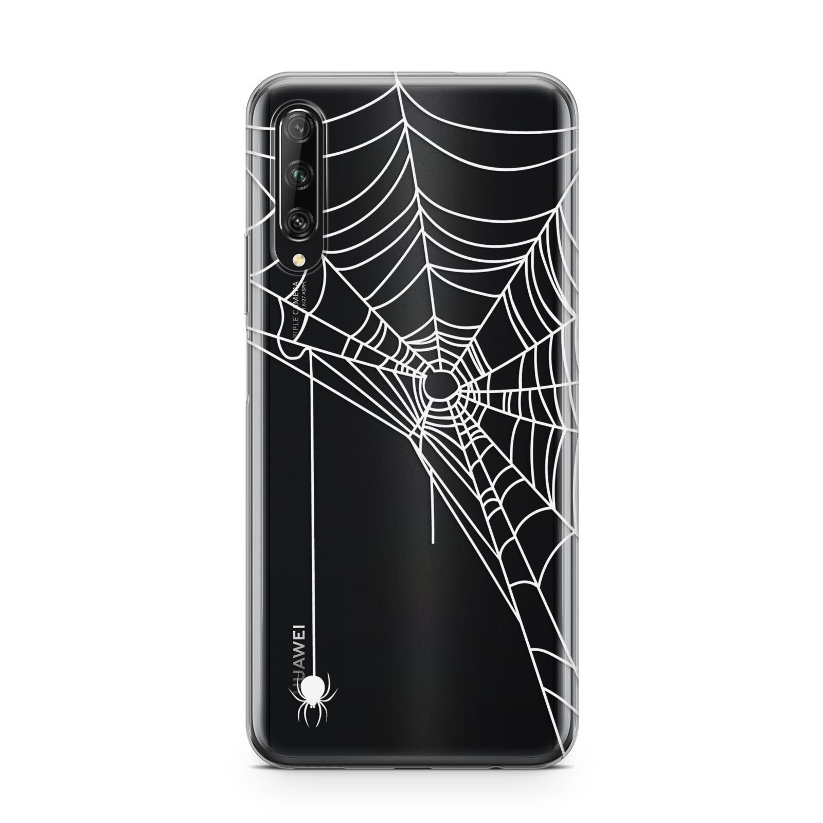 White Spiders Web with Transparent Background Huawei P Smart Pro 2019