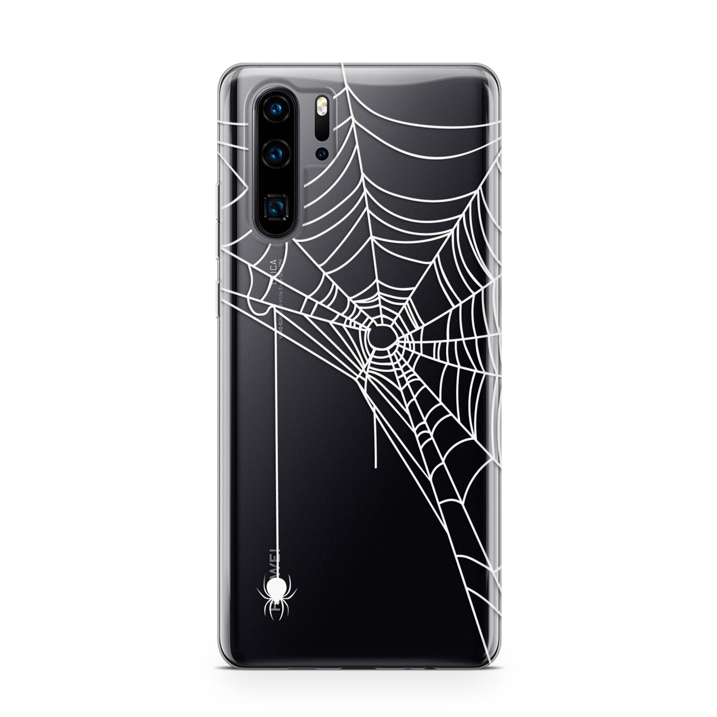 White Spiders Web with Transparent Background Huawei P30 Pro Phone Case