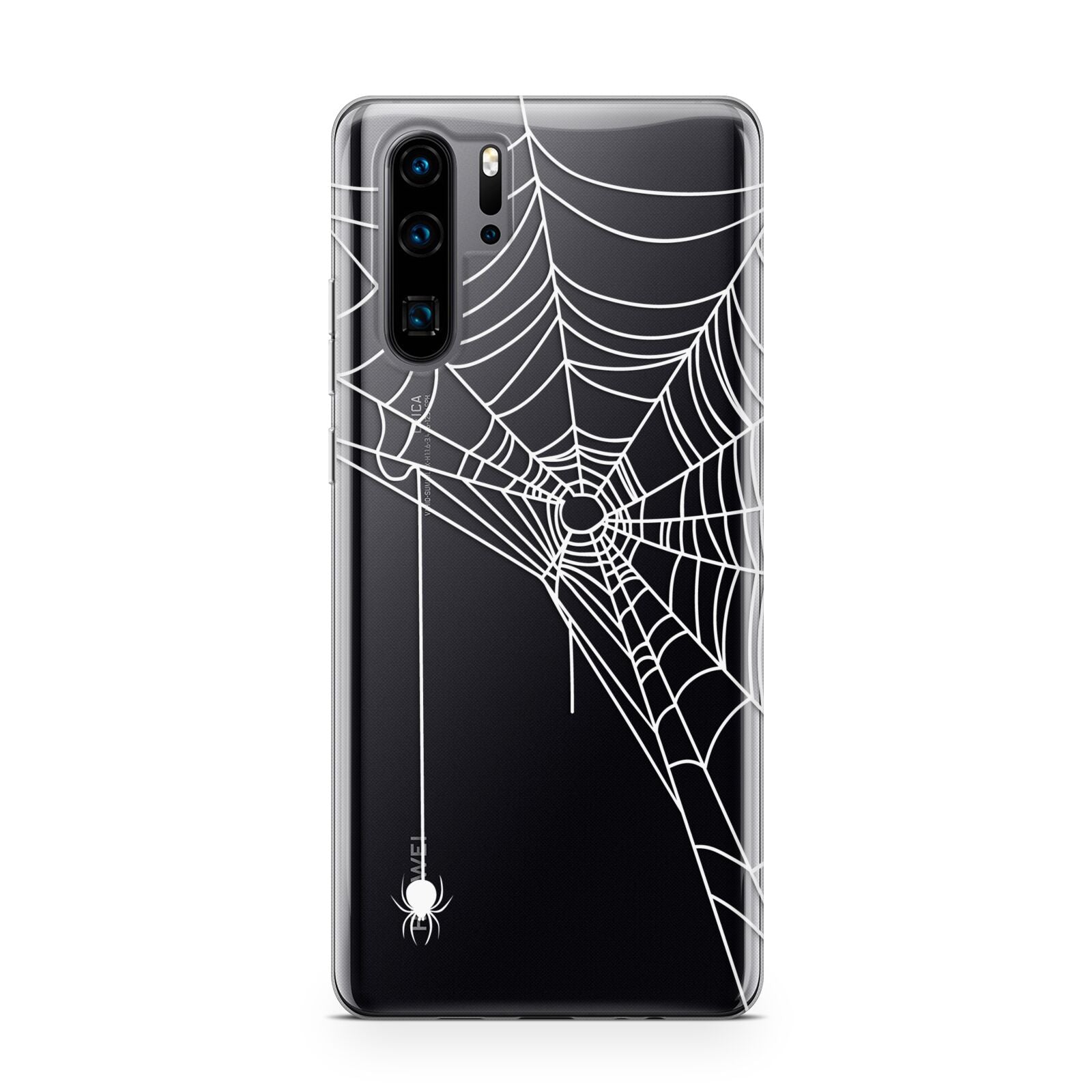 White Spiders Web with Transparent Background Huawei P30 Pro Phone Case