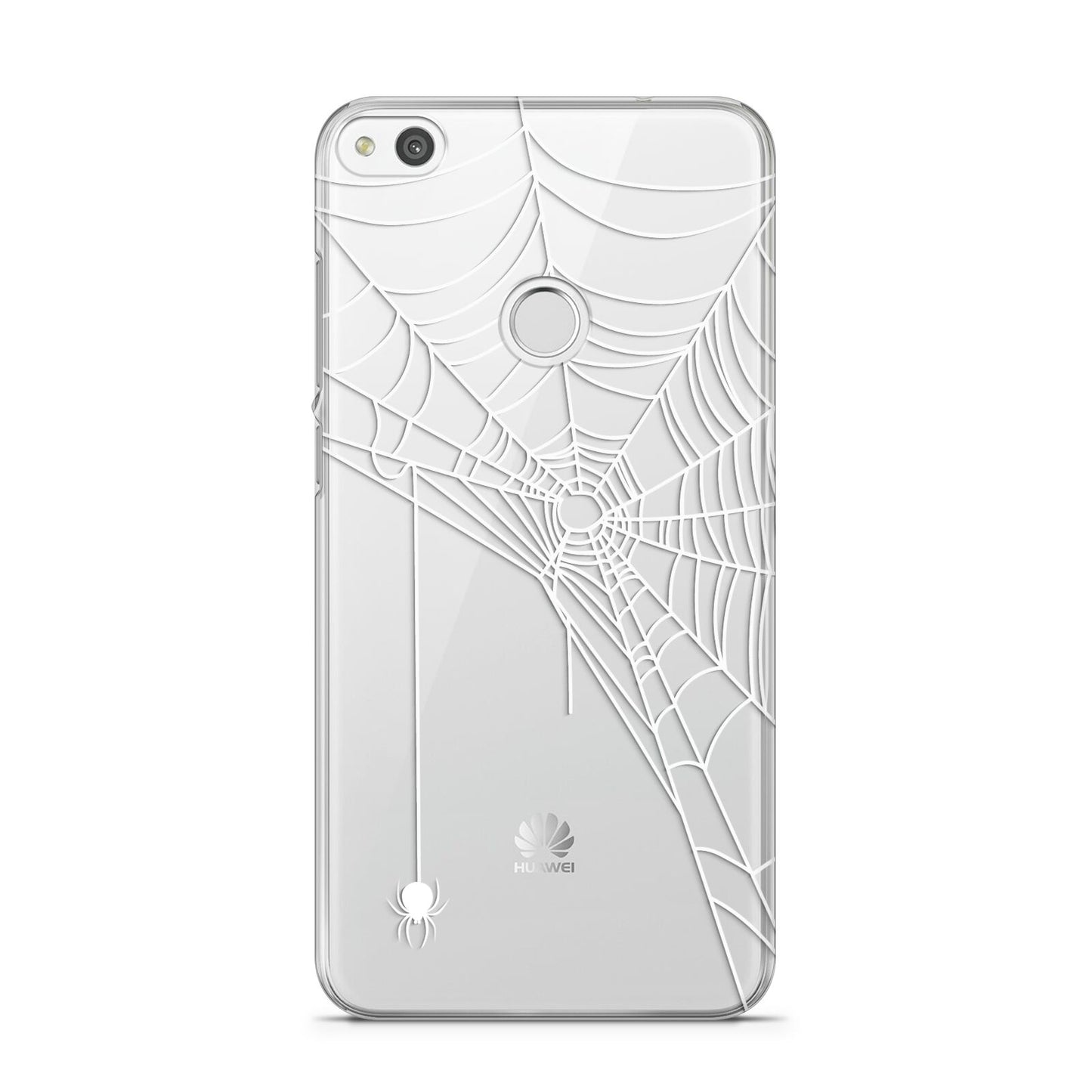 White Spiders Web with Transparent Background Huawei P8 Lite Case