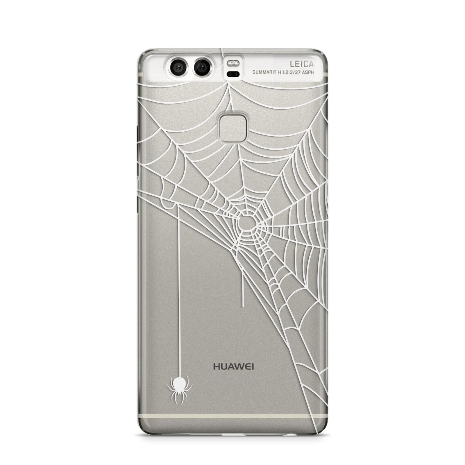 White Spiders Web with Transparent Background Huawei P9 Case