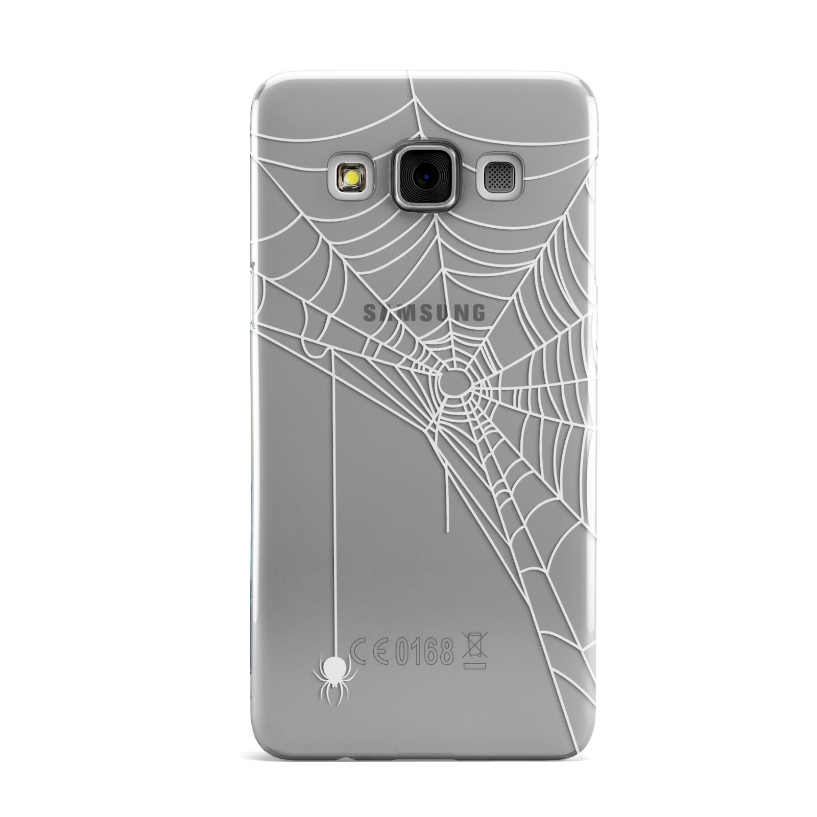 White Spiders Web with Transparent Background Samsung Galaxy A3 Case