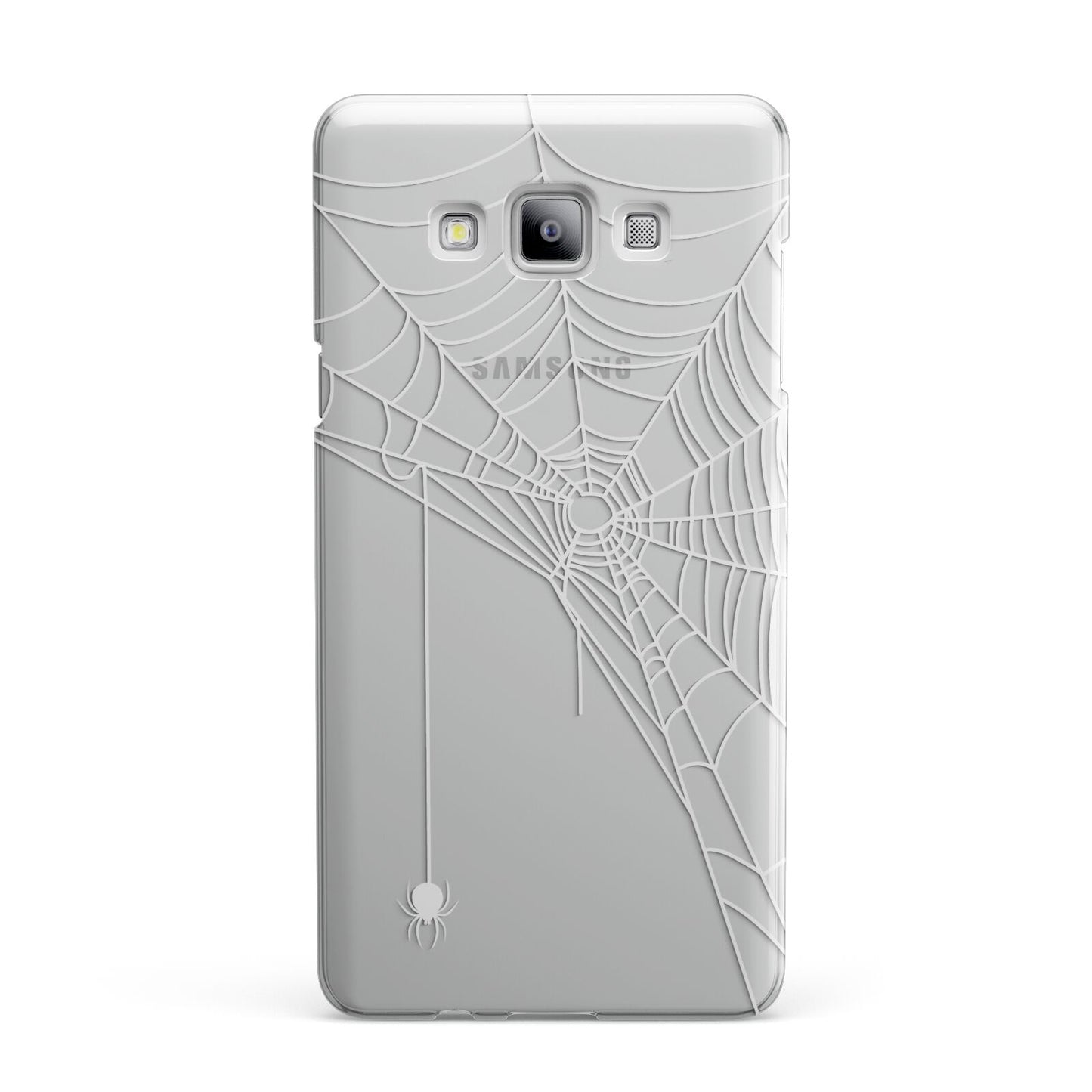 White Spiders Web with Transparent Background Samsung Galaxy A7 2015 Case