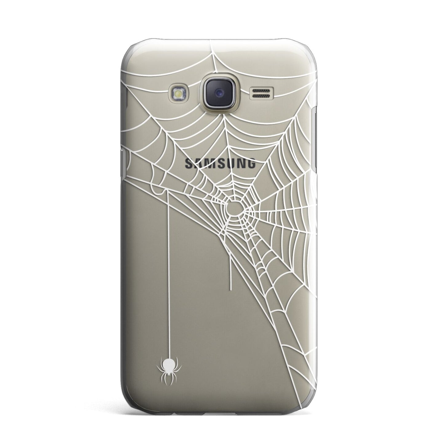 White Spiders Web with Transparent Background Samsung Galaxy J7 Case