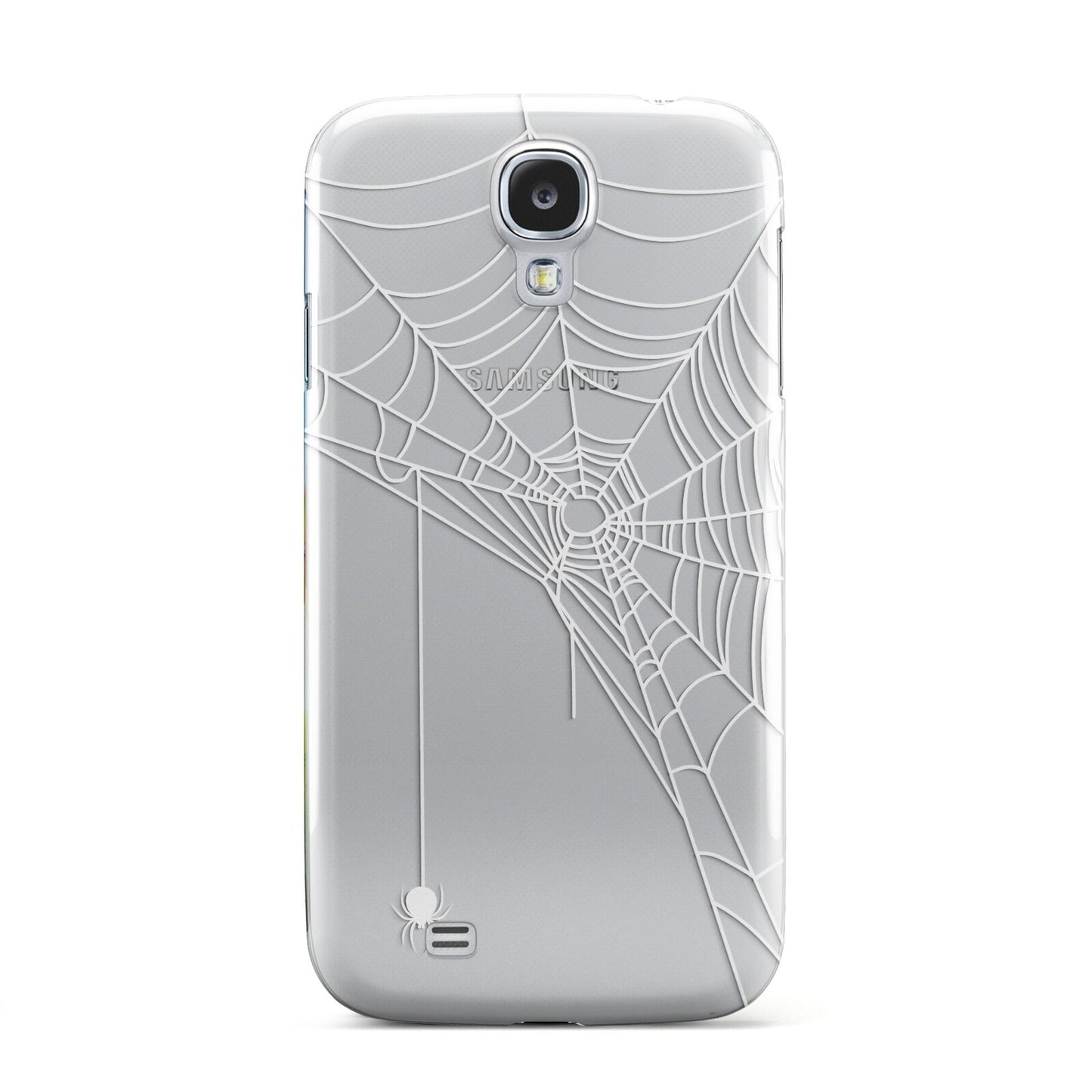 White Spiders Web with Transparent Background Samsung Galaxy S4 Case