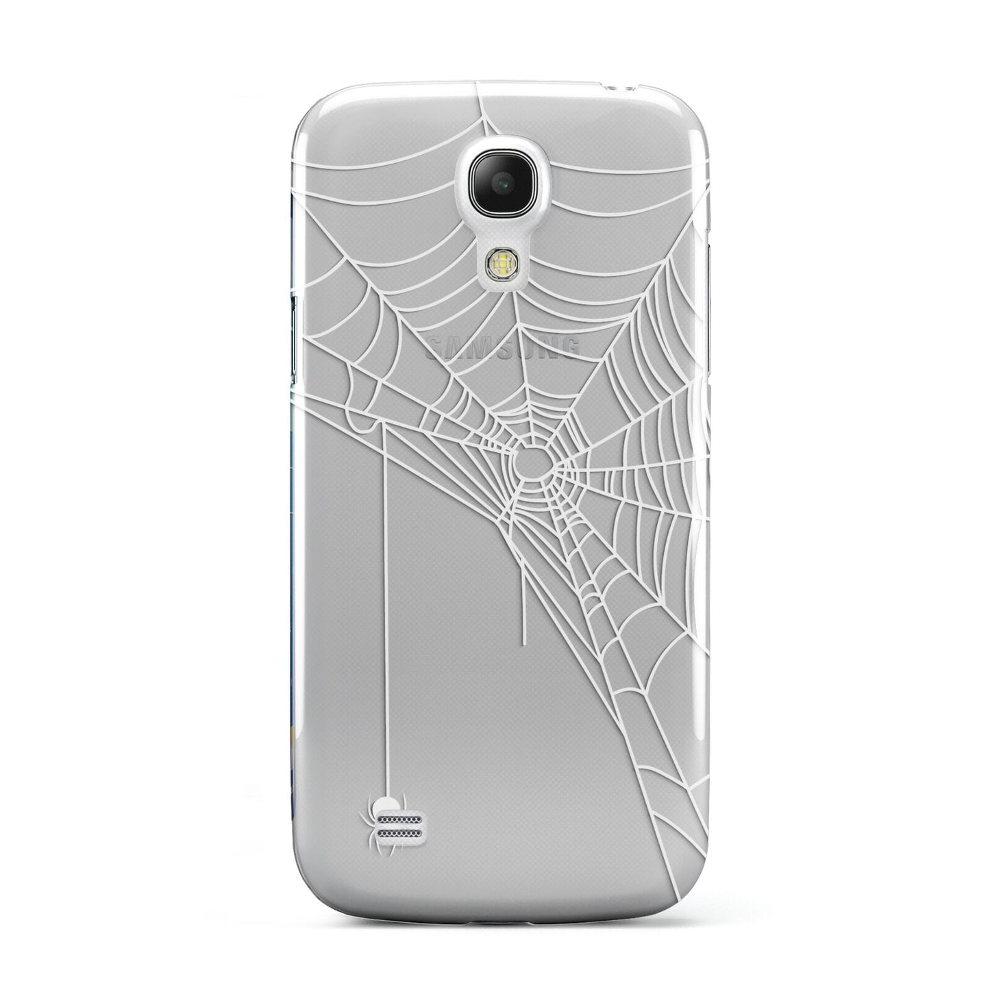 White Spiders Web with Transparent Background Samsung Galaxy S4 Mini Case