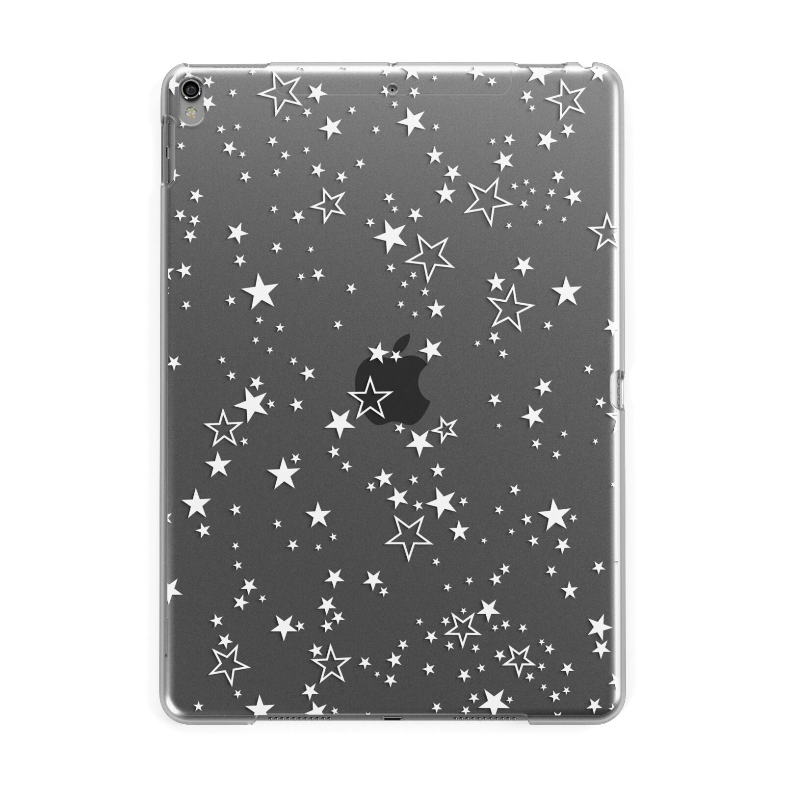 White Star Apple iPad Grey Case