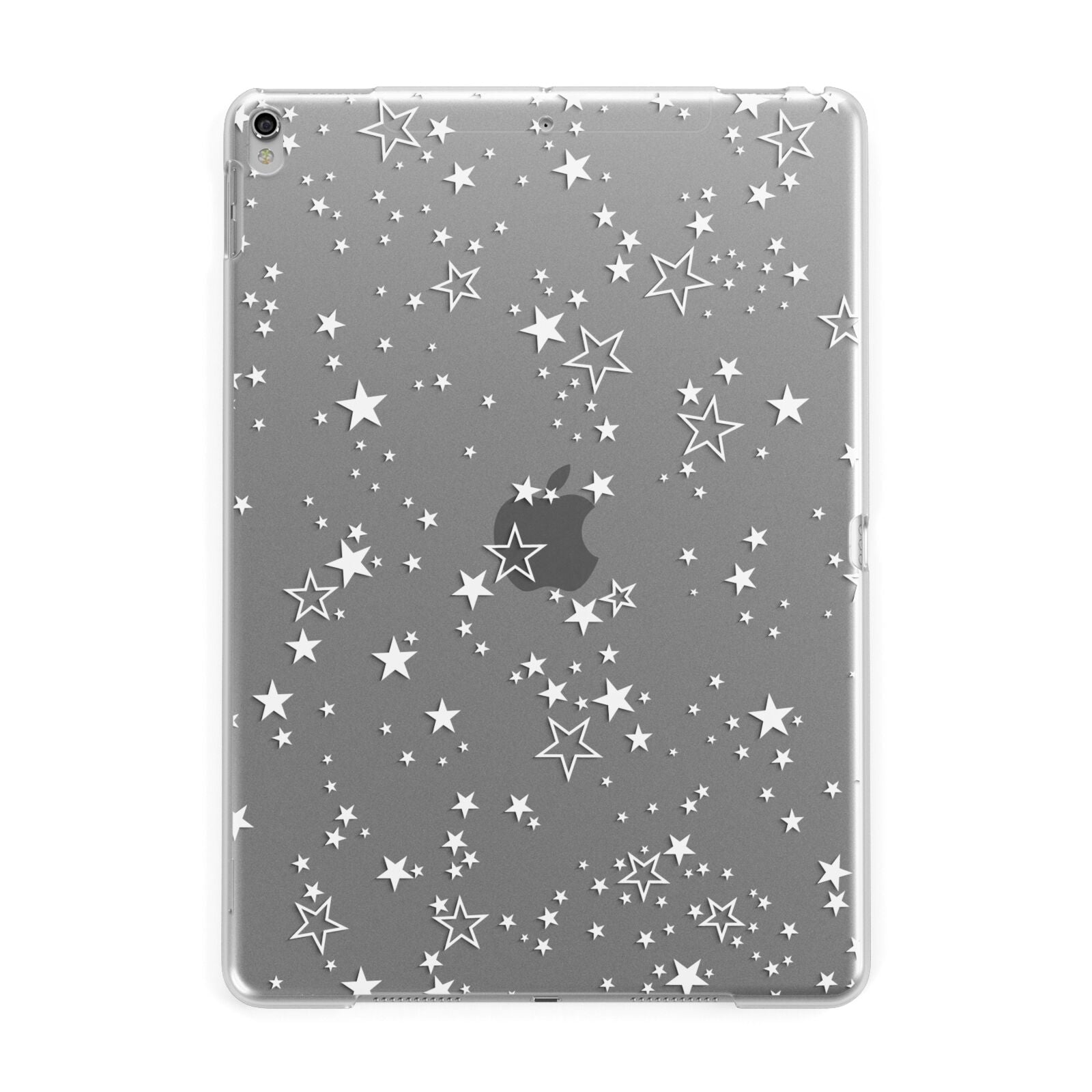 White Star Apple iPad Silver Case