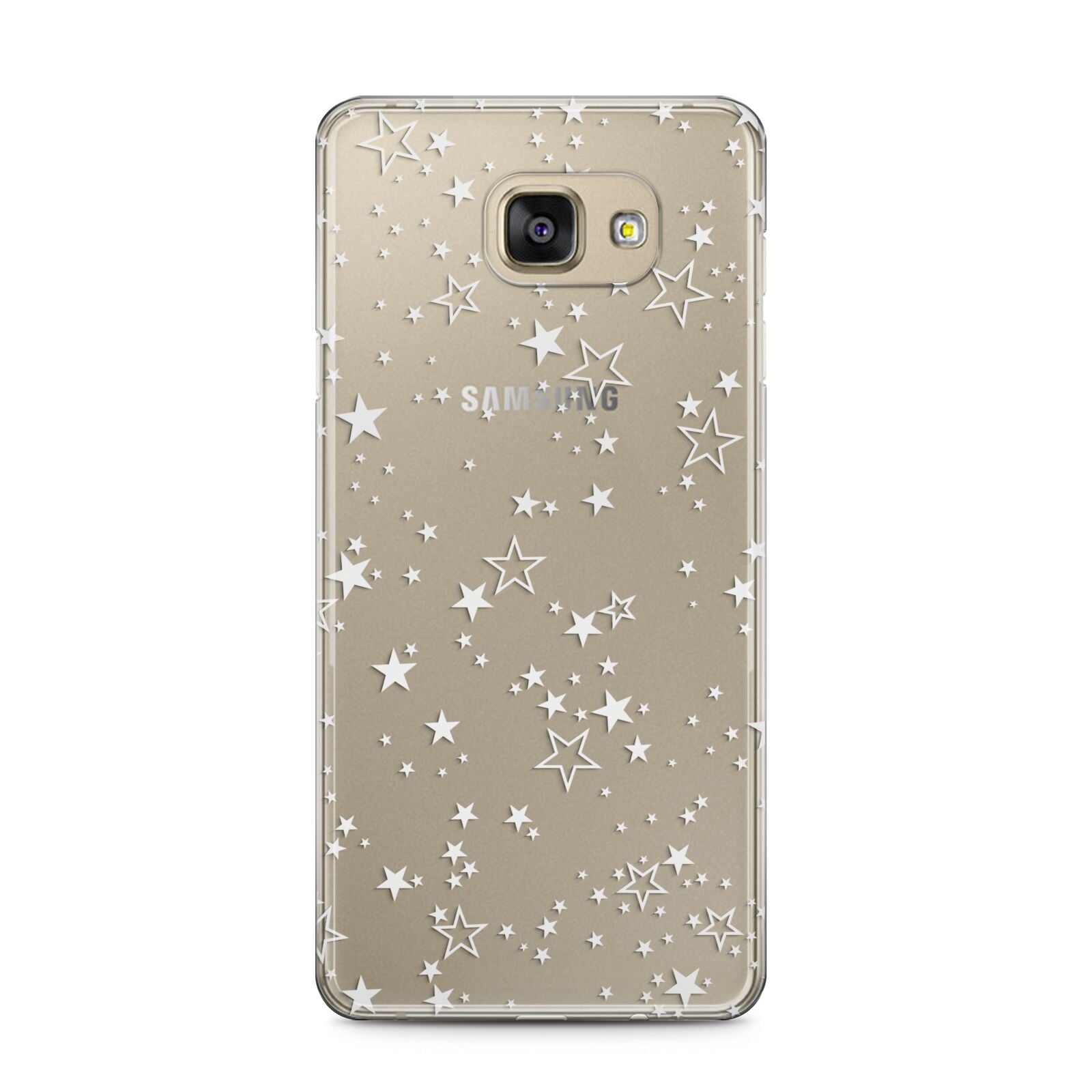 White Star Samsung Galaxy A5 2016 Case on gold phone