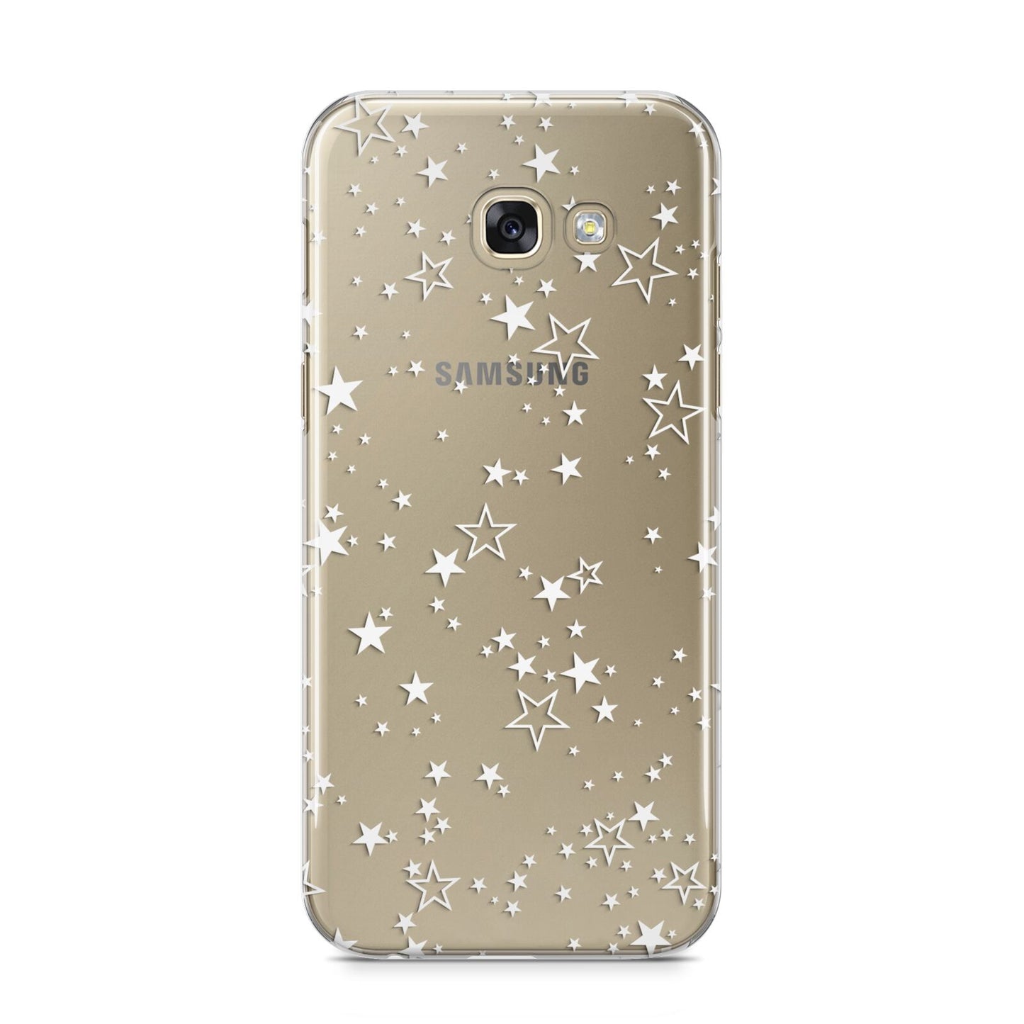 White Star Samsung Galaxy A5 2017 Case on gold phone