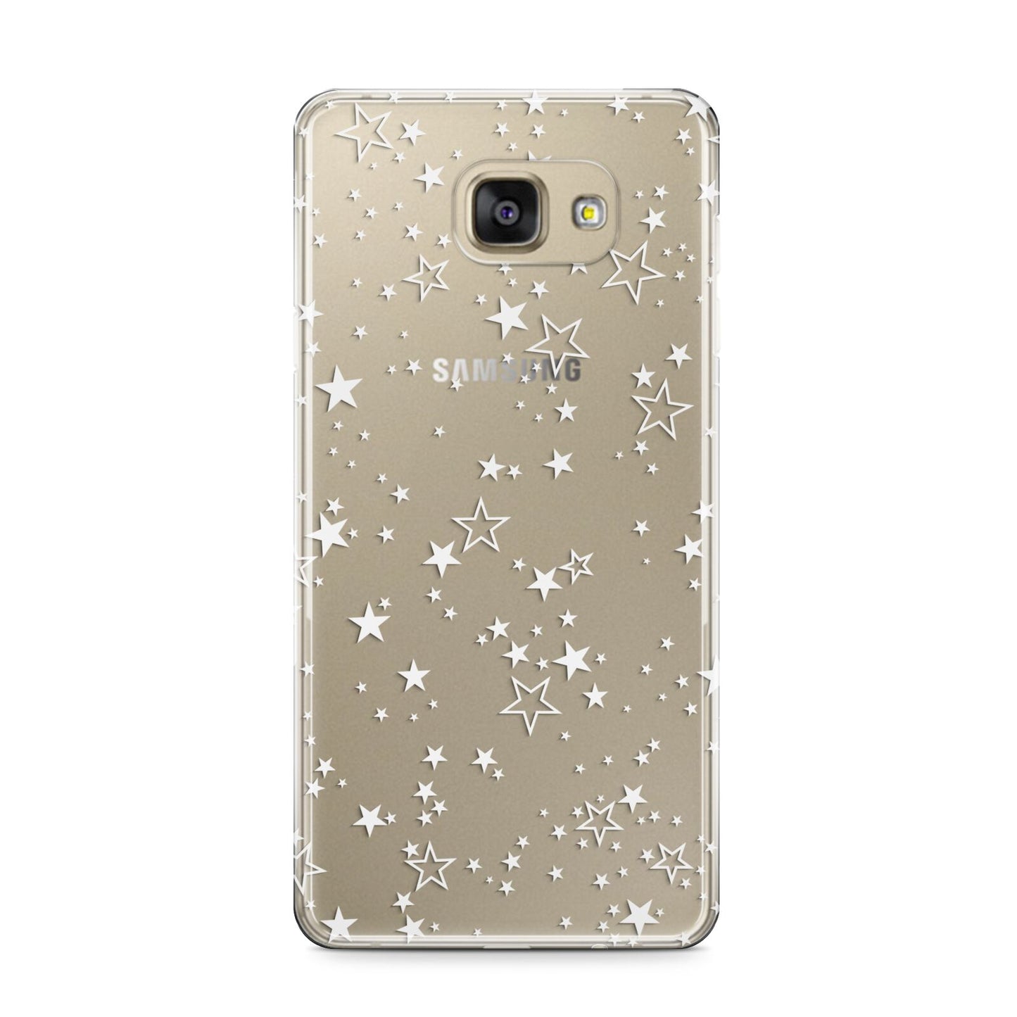 White Star Samsung Galaxy A9 2016 Case on gold phone