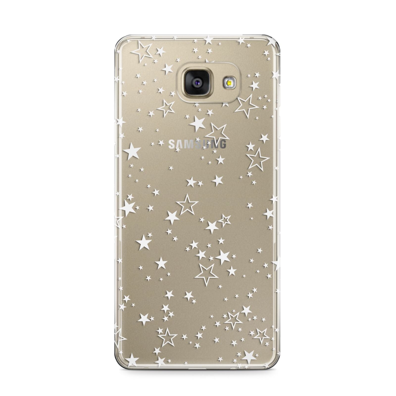 White Star Samsung Galaxy A9 2016 Case on gold phone