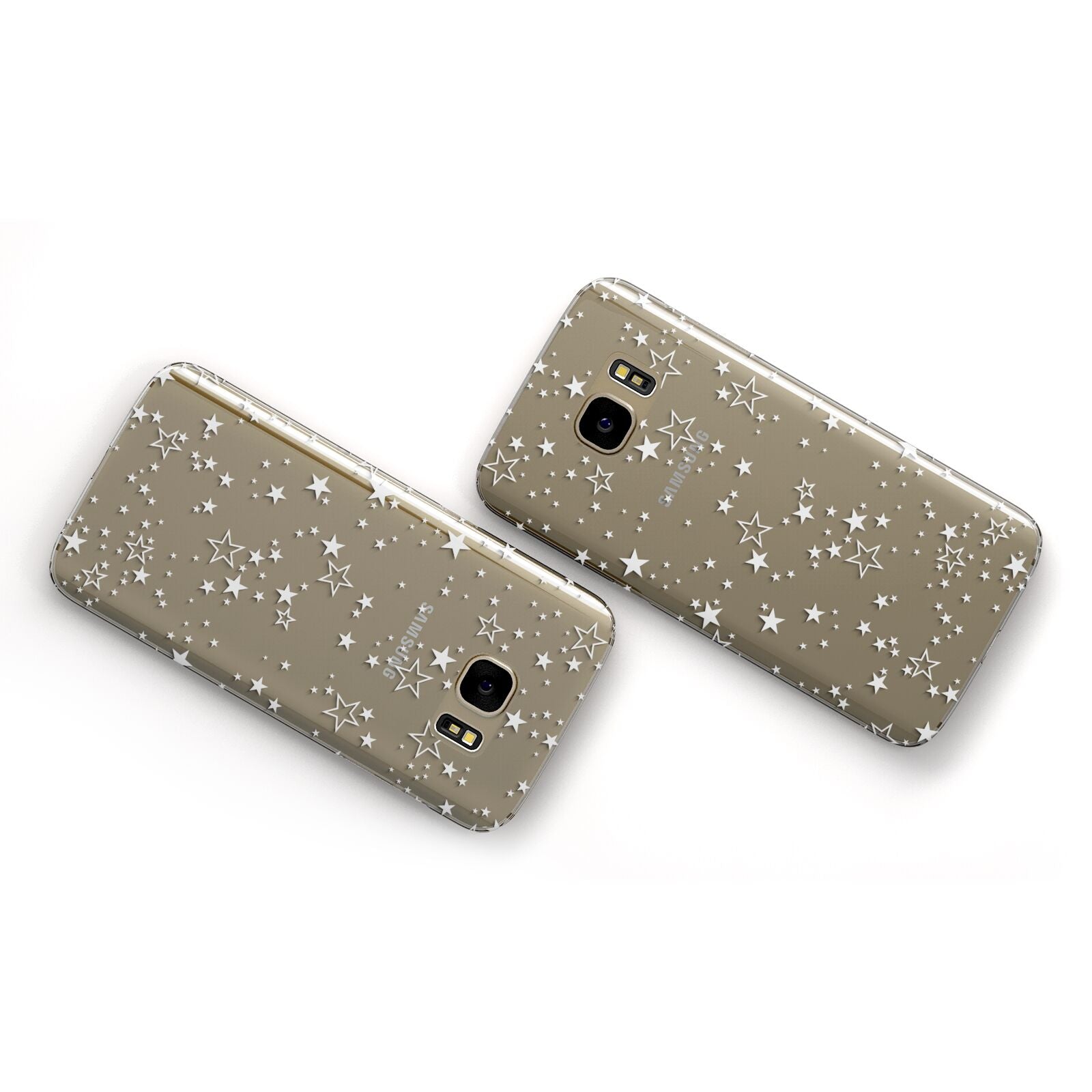 White Star Samsung Galaxy Case Flat Overview