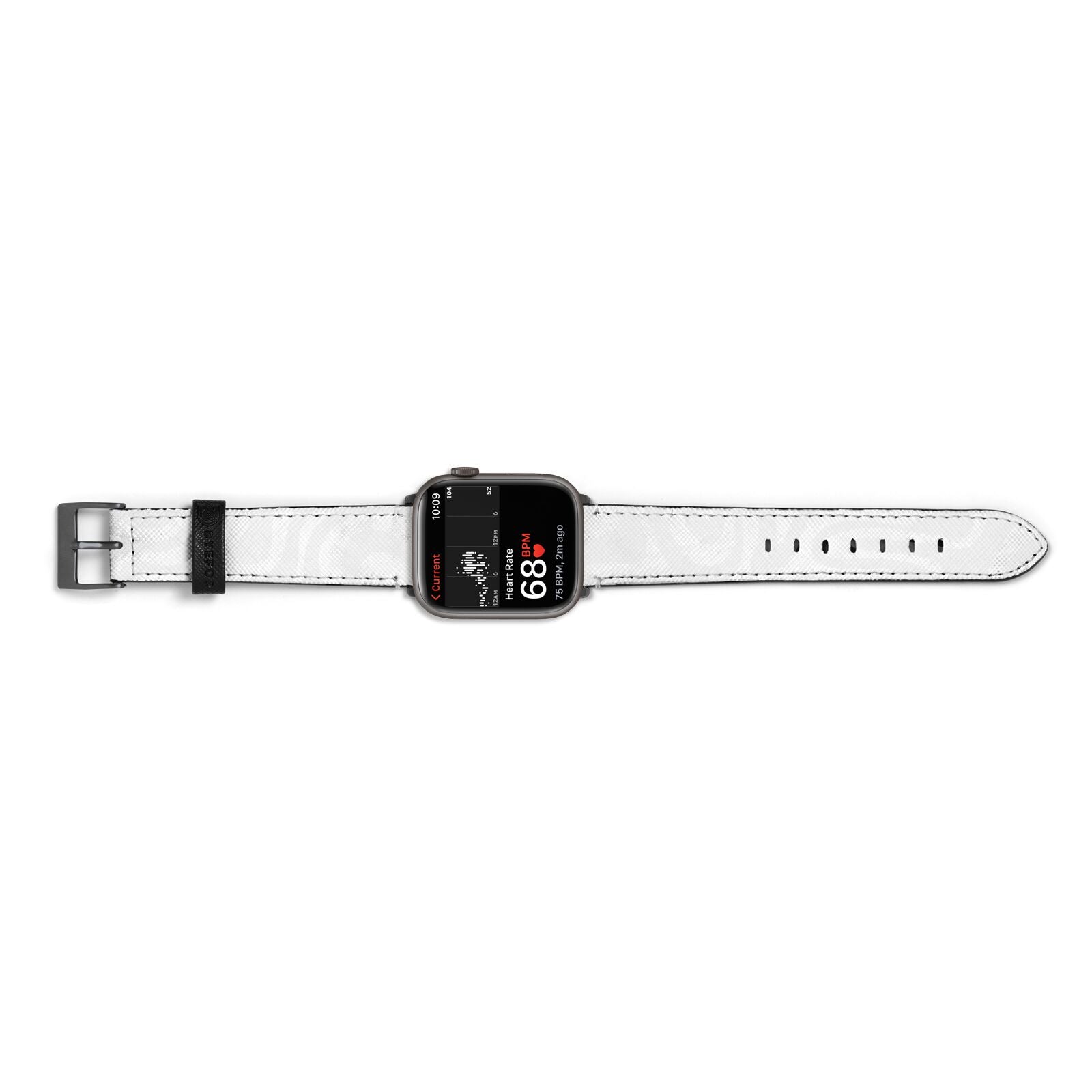 Space grey apple on sale watch with white band