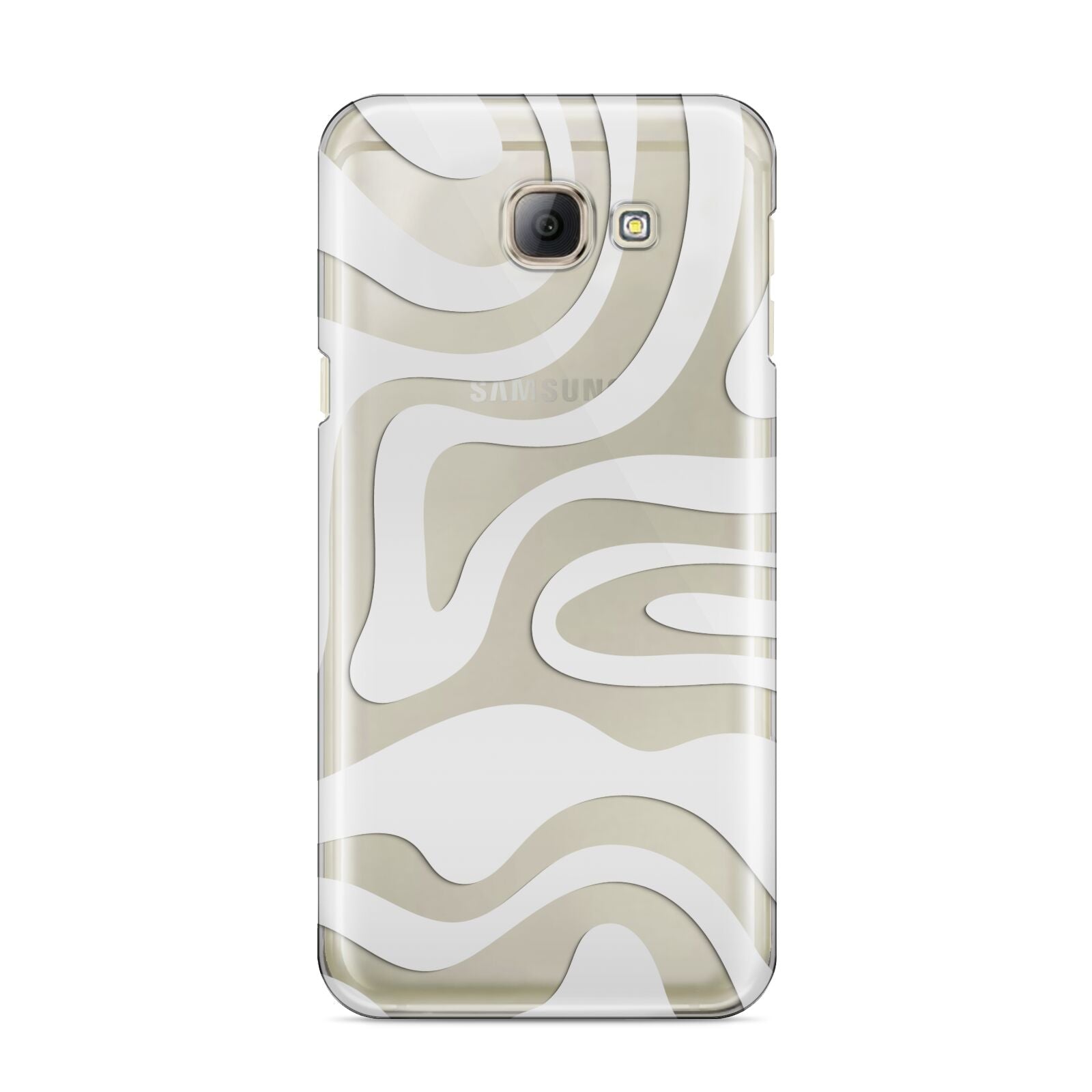 White Swirl Samsung Galaxy A8 2016 Case