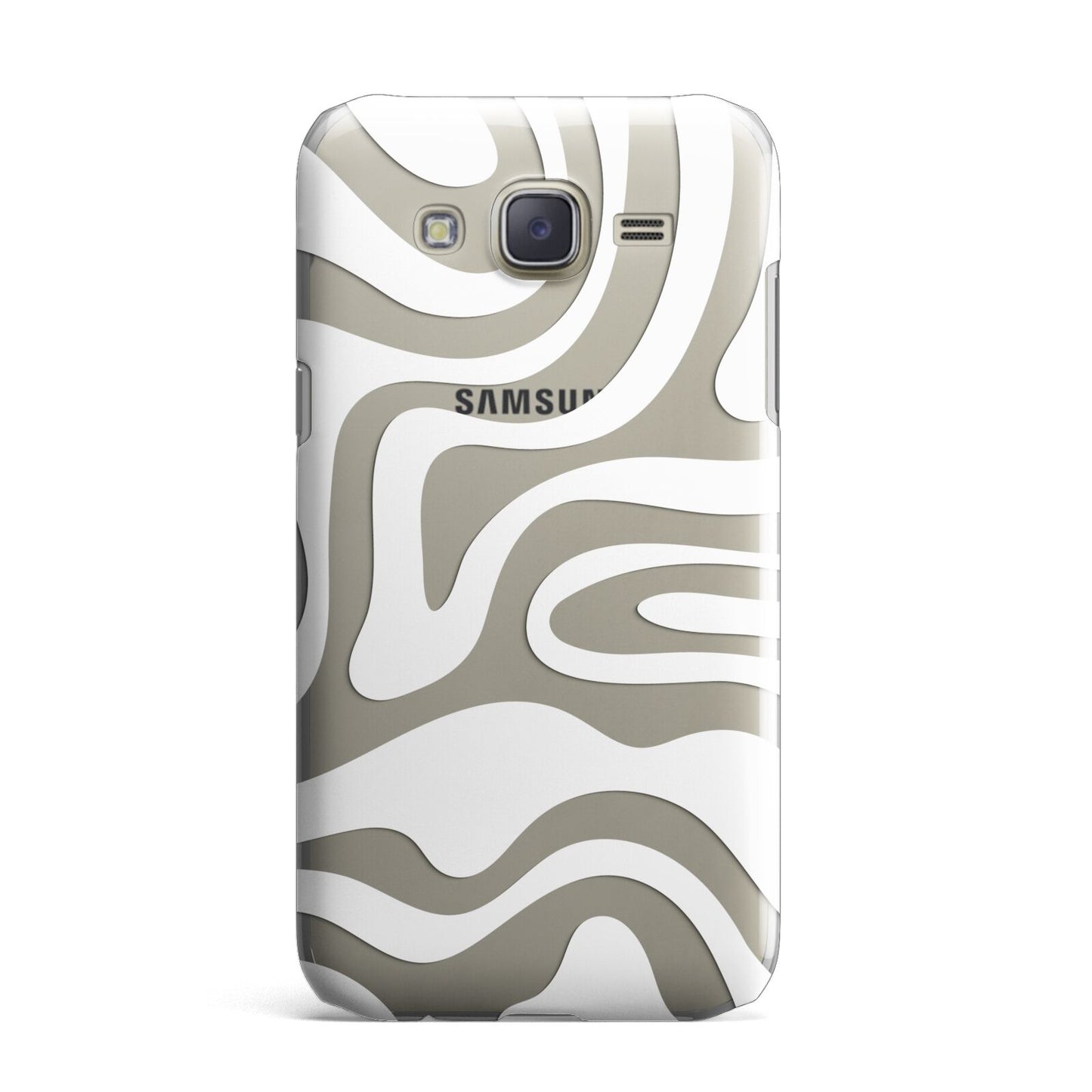 White Swirl Samsung Galaxy J7 Case