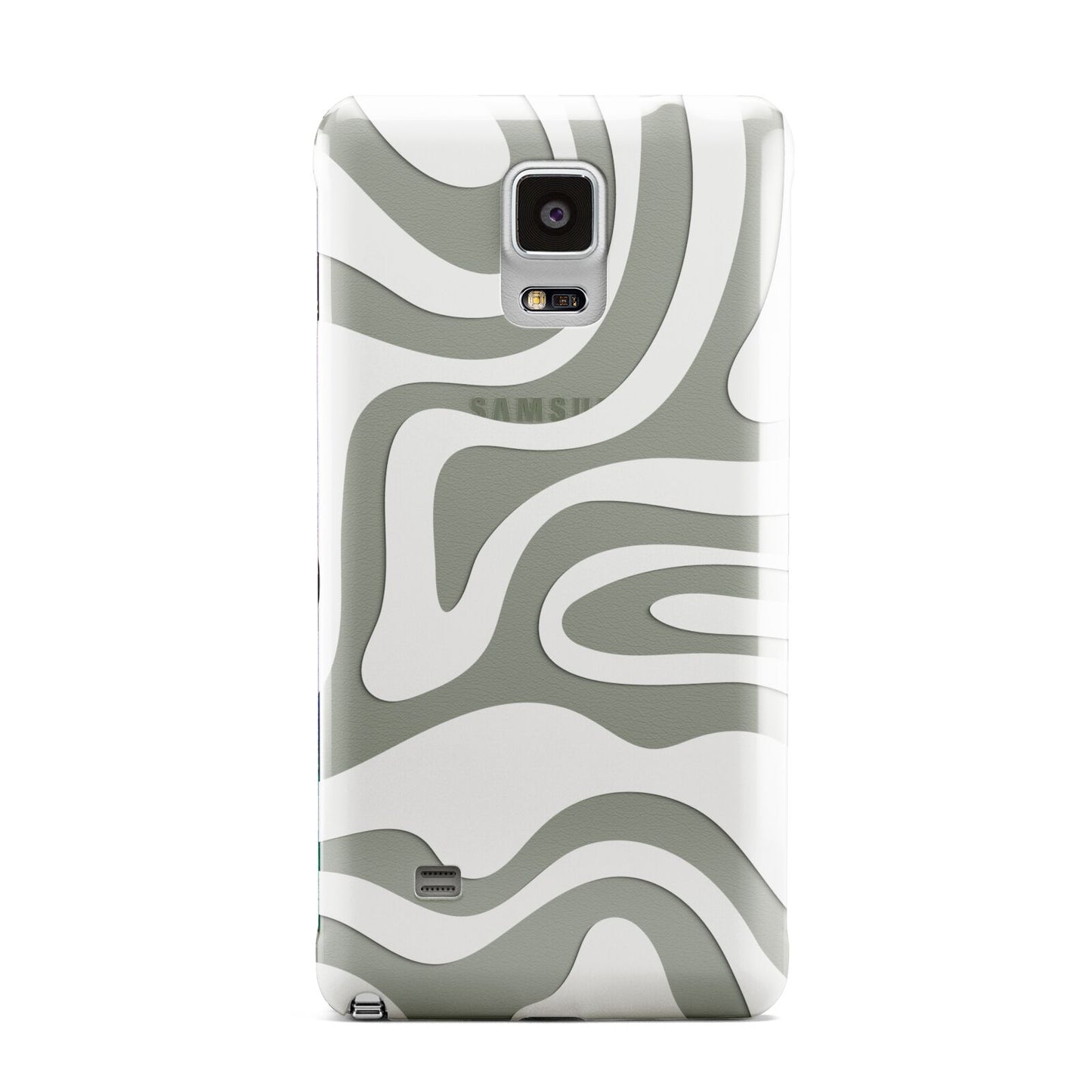 White Swirl Samsung Galaxy Note 4 Case