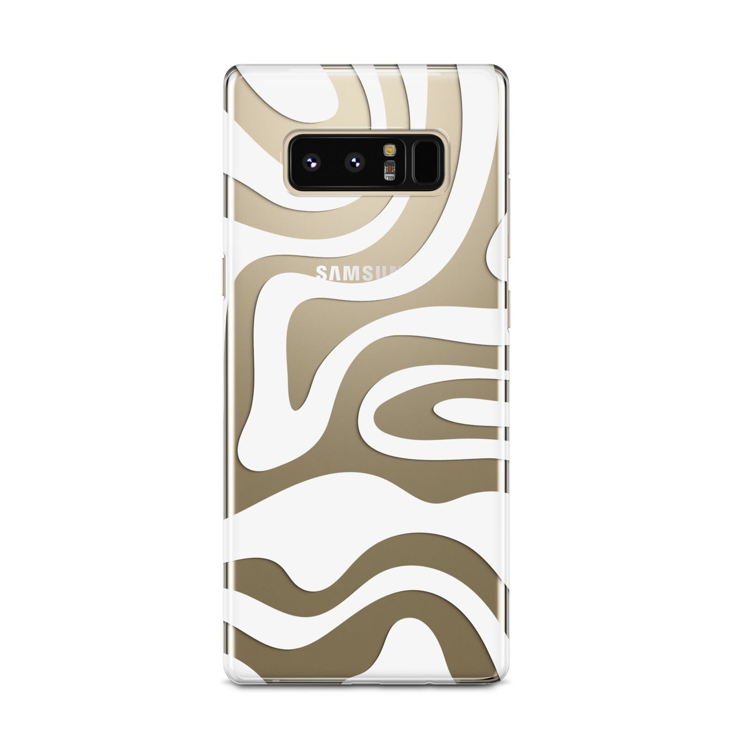 White Swirl Samsung Galaxy Note 8 Case