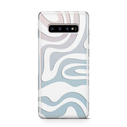 White Swirl Samsung Galaxy S10 Case